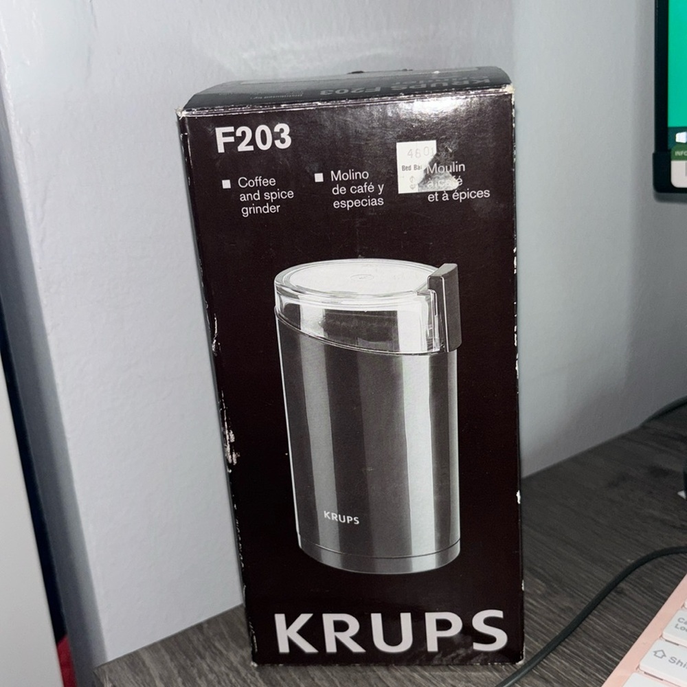 Krups coffee grinder